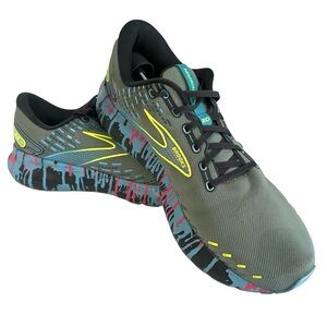 Brooks Glycerin 20 Paint Drip Jadeite Running Training Shoes Men’s 12.5D